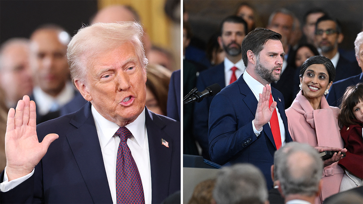 Trump, Vance sworn into office